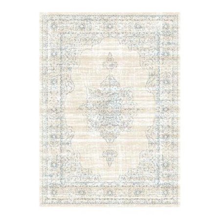 RADICI USA INC Radici USA 3563-0020-BONE Colosseo Area Rug; Bone - 3 ft. 3 in. x 4 ft. 11 in. 3563/0020/BONE